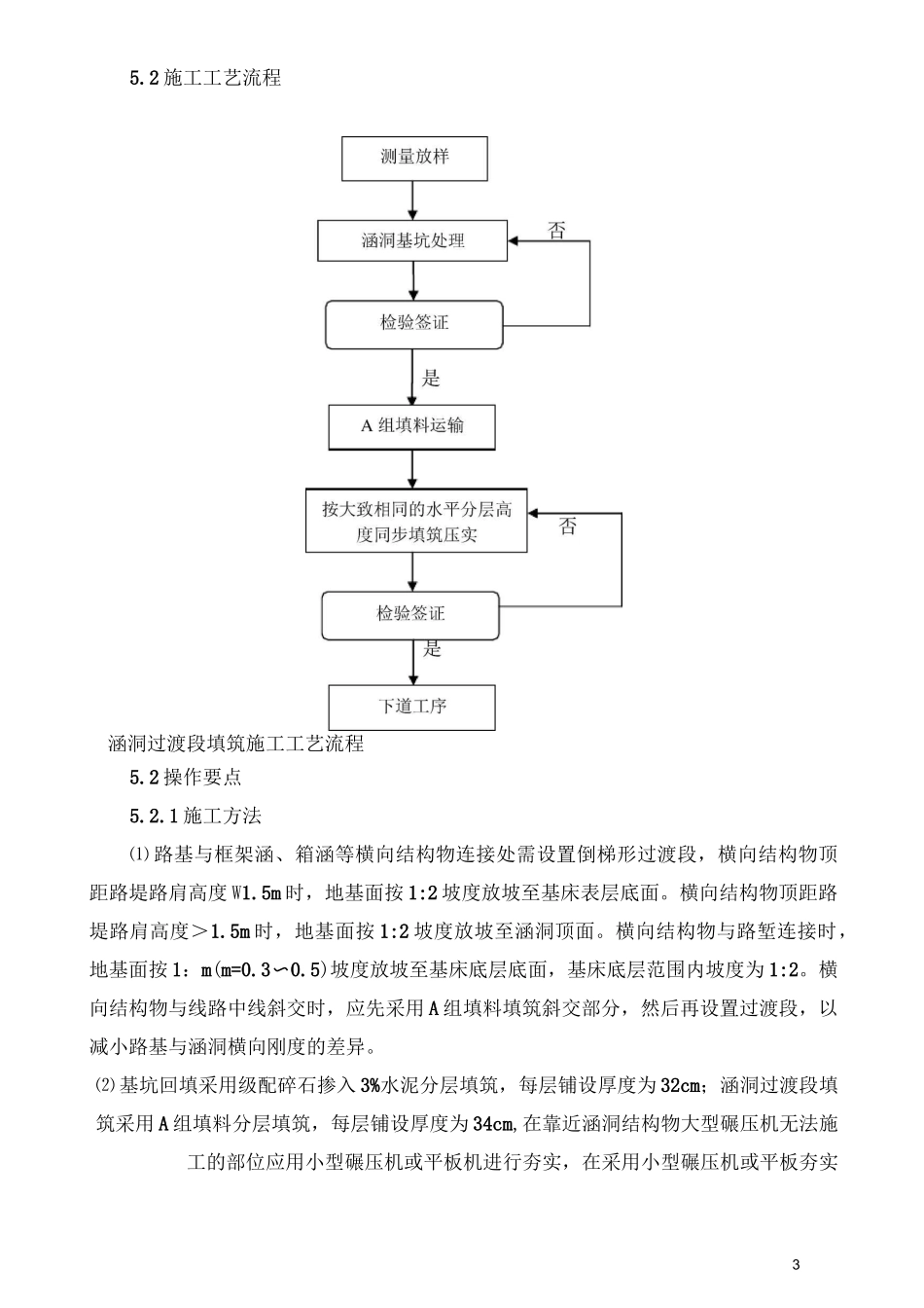 涵洞过渡段填筑施工工法,_第3页