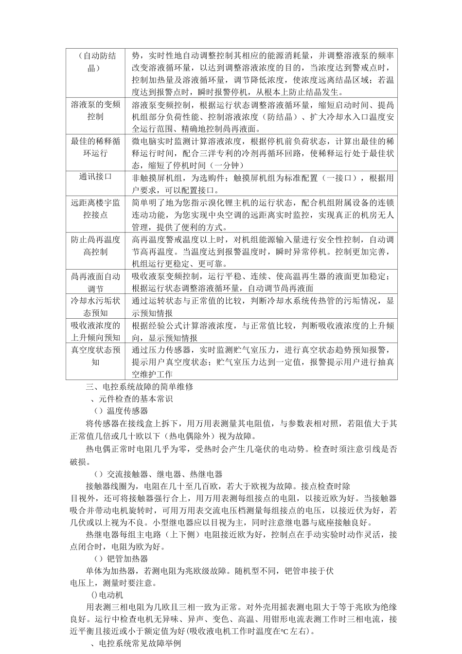 大连三洋溴冷机电控系统组成-溴化锂制冷_第2页