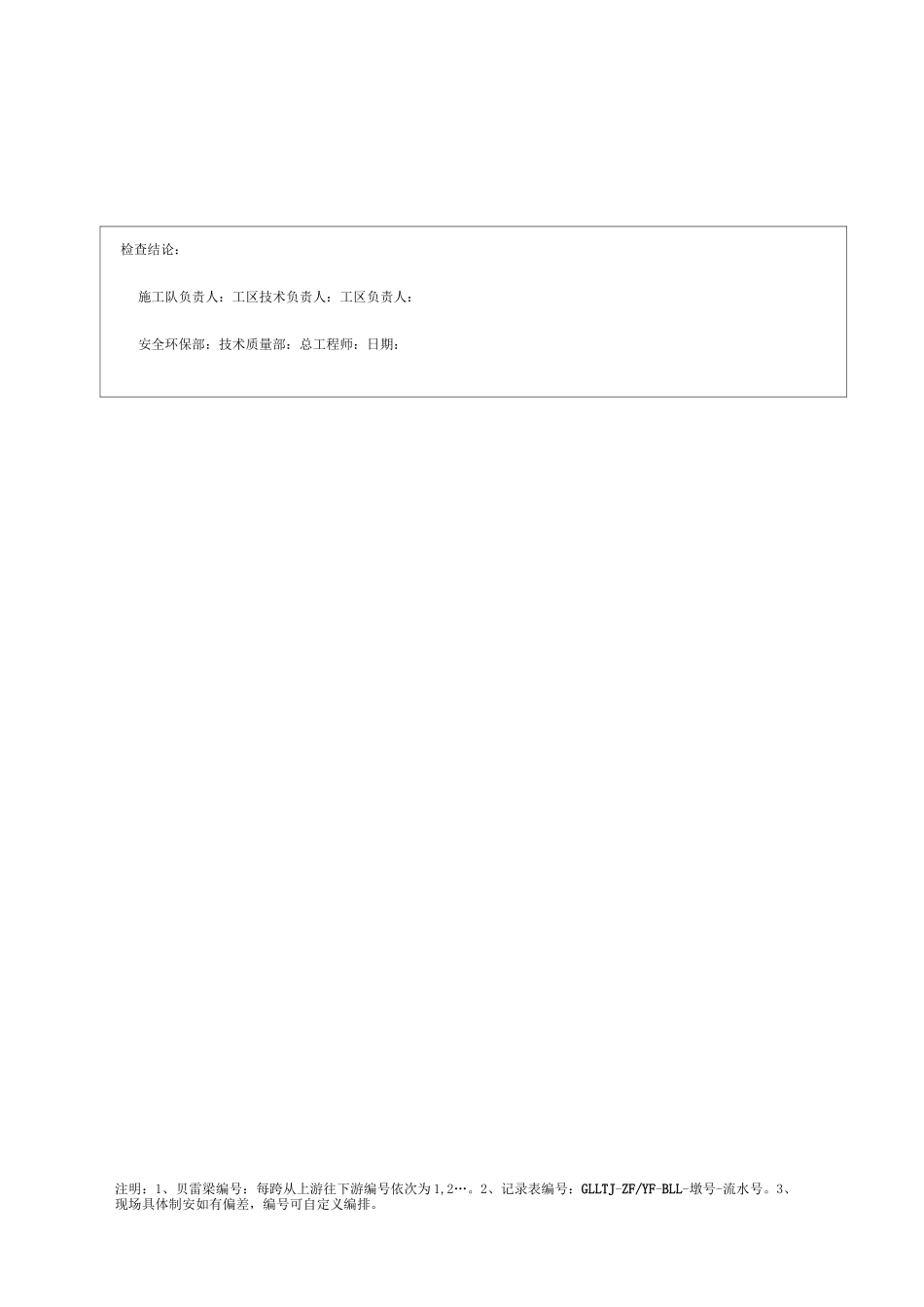 现浇梁管桩支架验收记录表_第2页