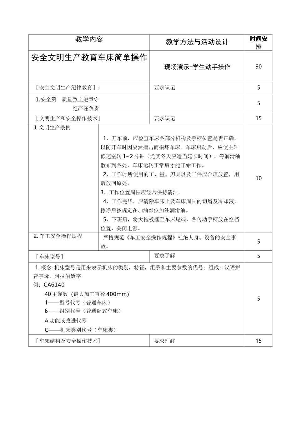 《普通机床加工实训》教学设计_第2页