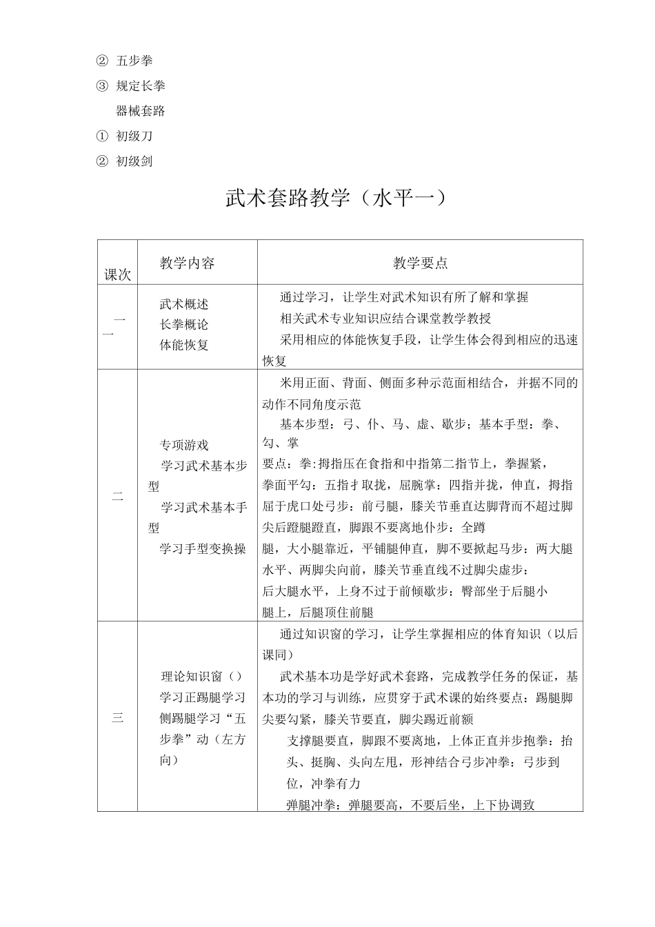 小学武术校本教材_第2页