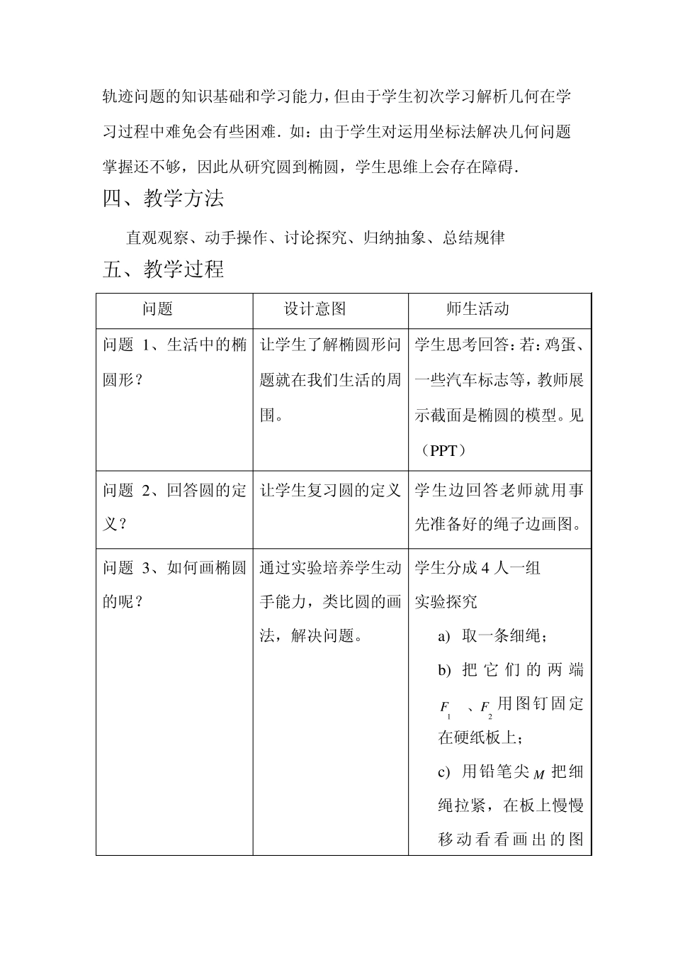 椭圆的标准方程教案设计_第2页