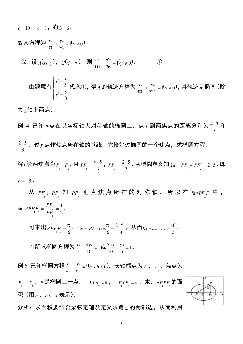 椭圆经典解题思路_第2页