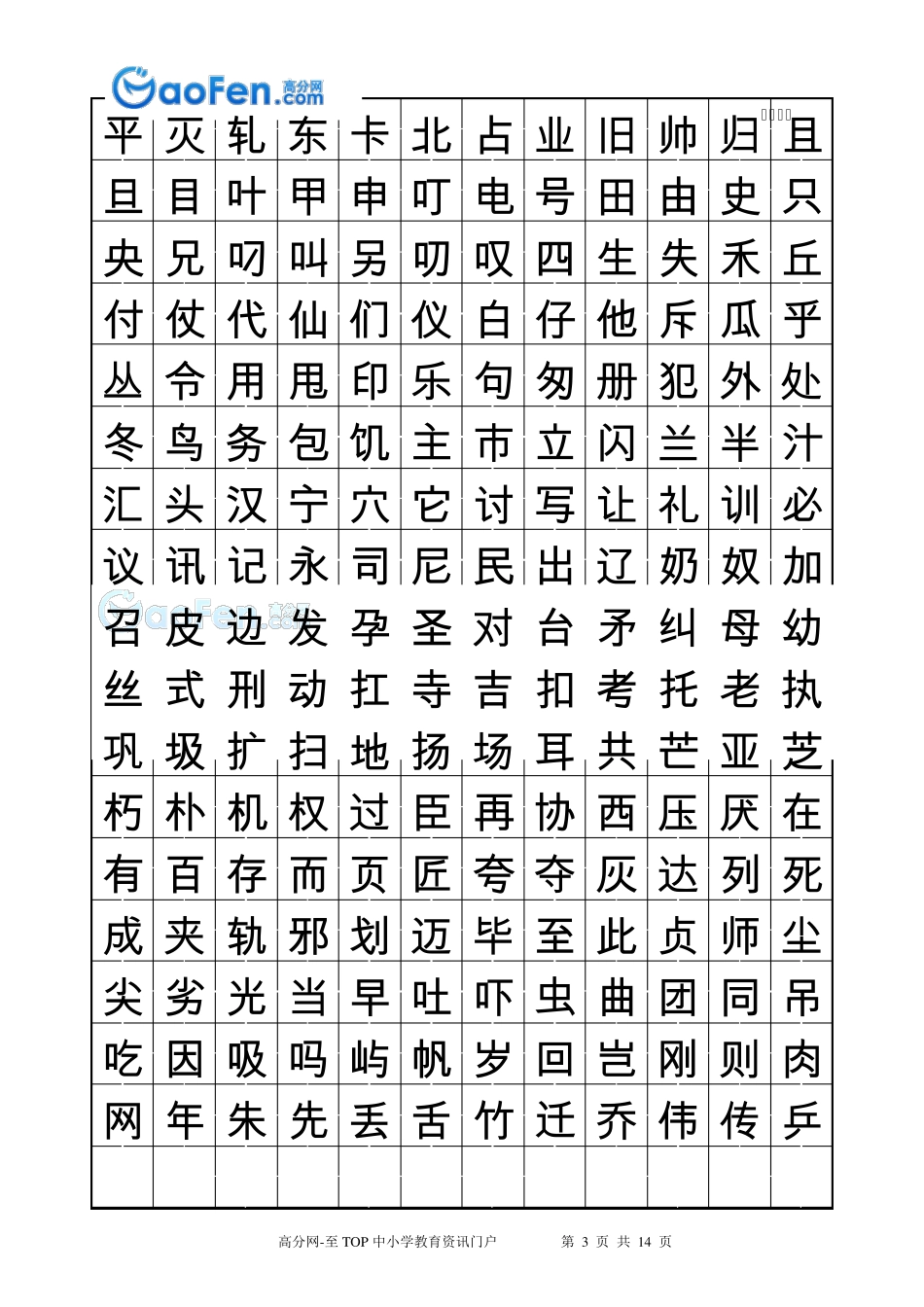 楷体字帖全集_第3页