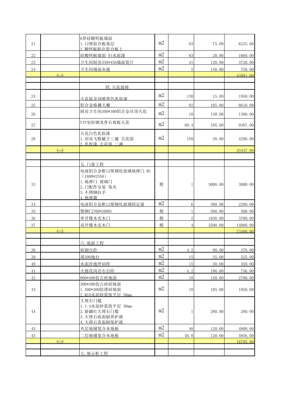 楼拆除清单报价表_第2页