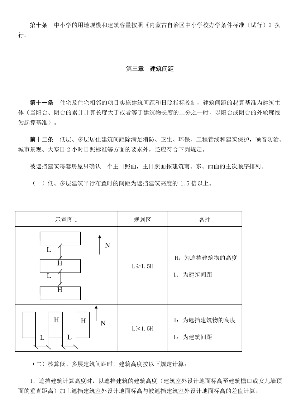 楼间距相关规定_第2页
