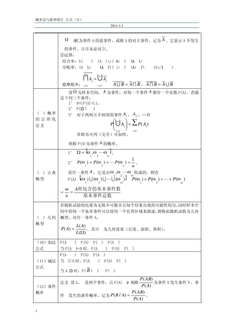 概率论与数理统计公式整理2_第2页