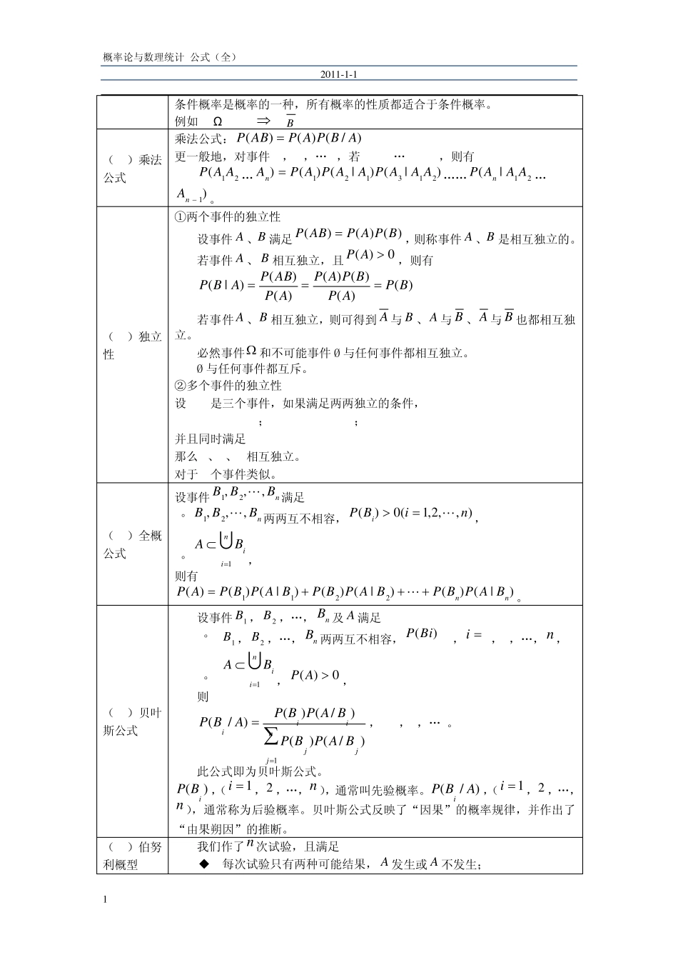 概率论与数理统计公式整理2_第3页