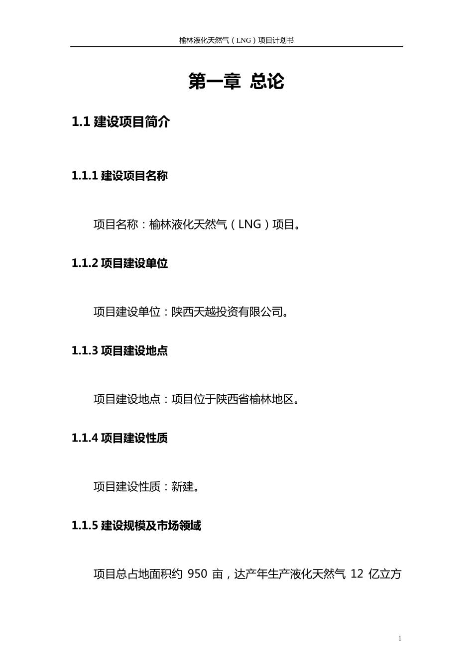 榆林液化天然气(LNG)项目计划书0306_第3页