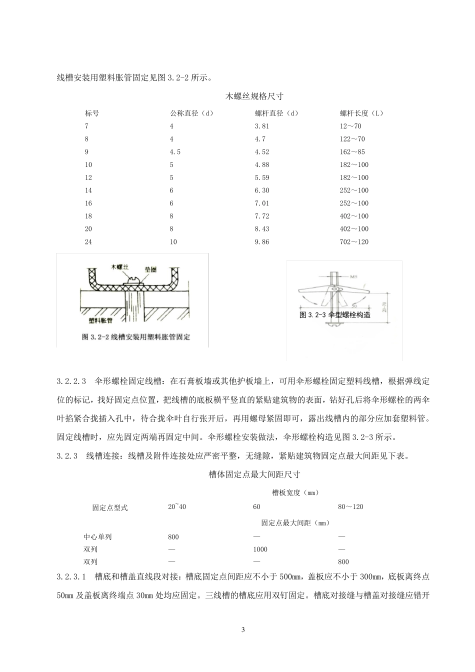 槽板配线安装施工工艺艺标准_第3页
