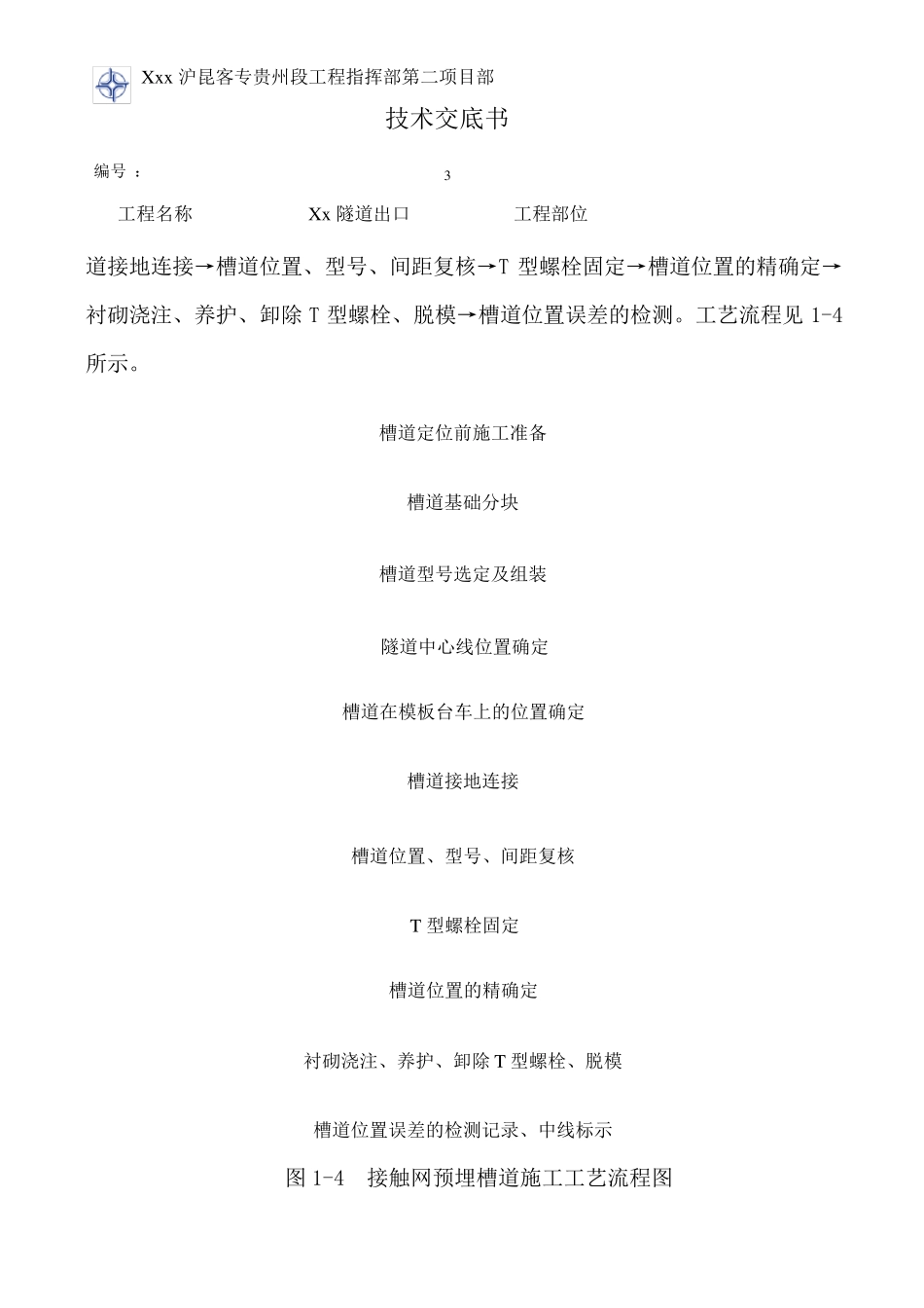 槽道预埋施工技术交底_第3页