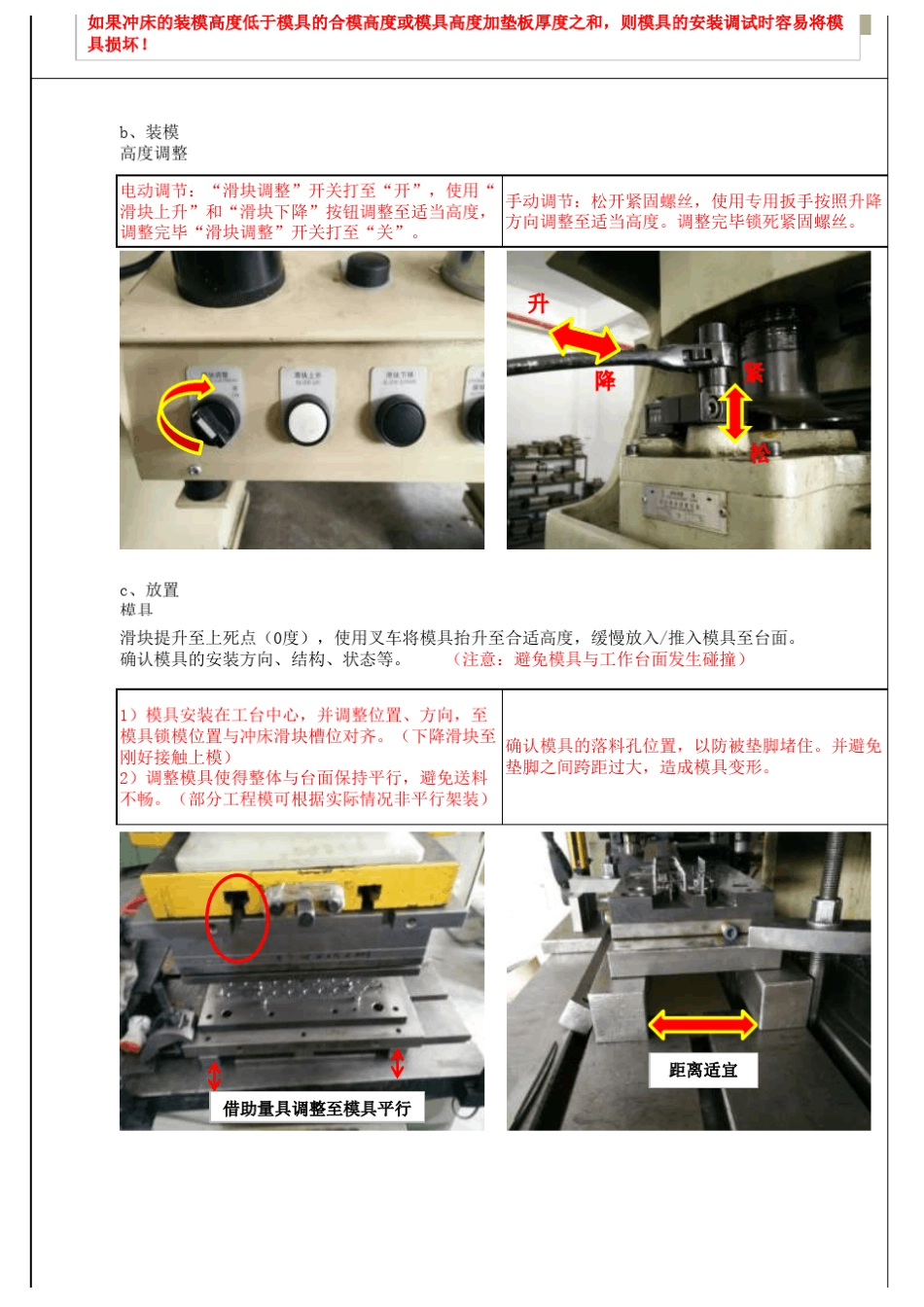 模具安装作业指导书_第2页
