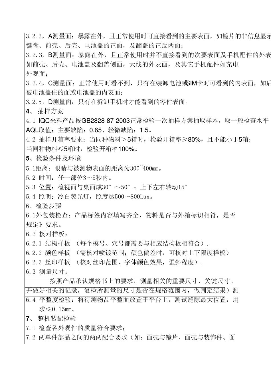 模厂外壳件检验标准(V2.0)_第3页
