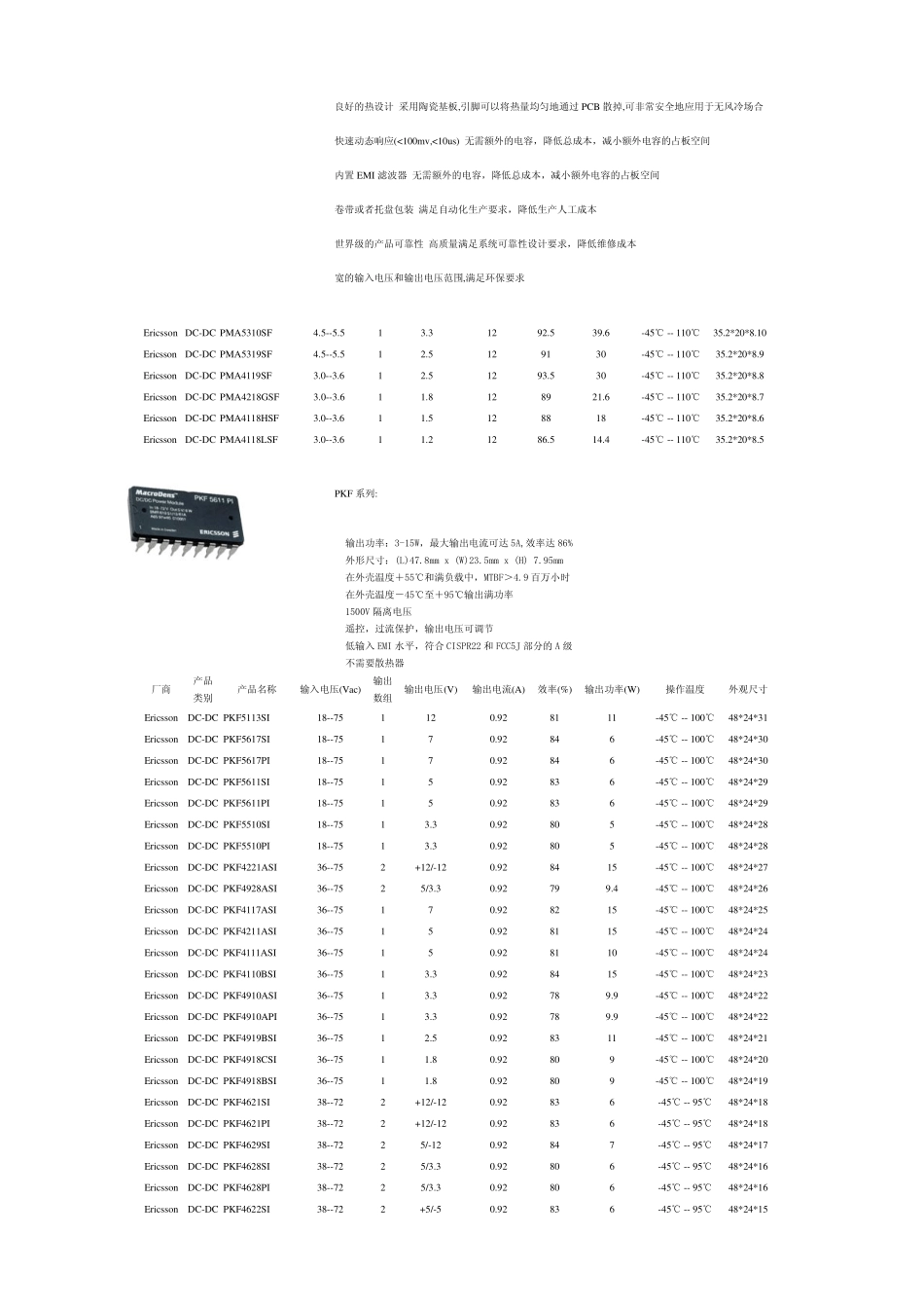 模块电源产品选型手册_第3页