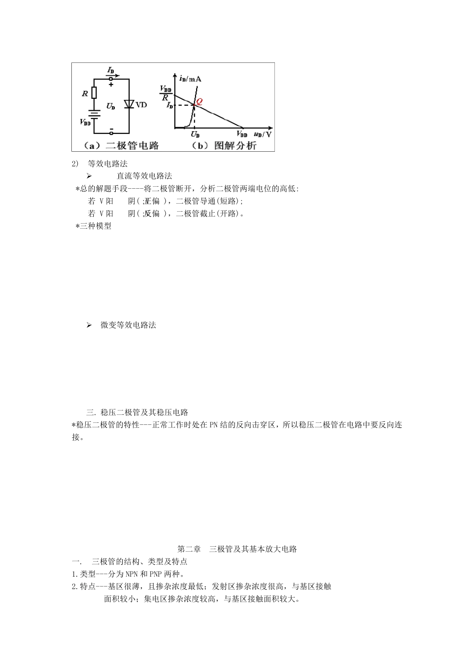 模拟电子技术基础_知识点总结_第2页