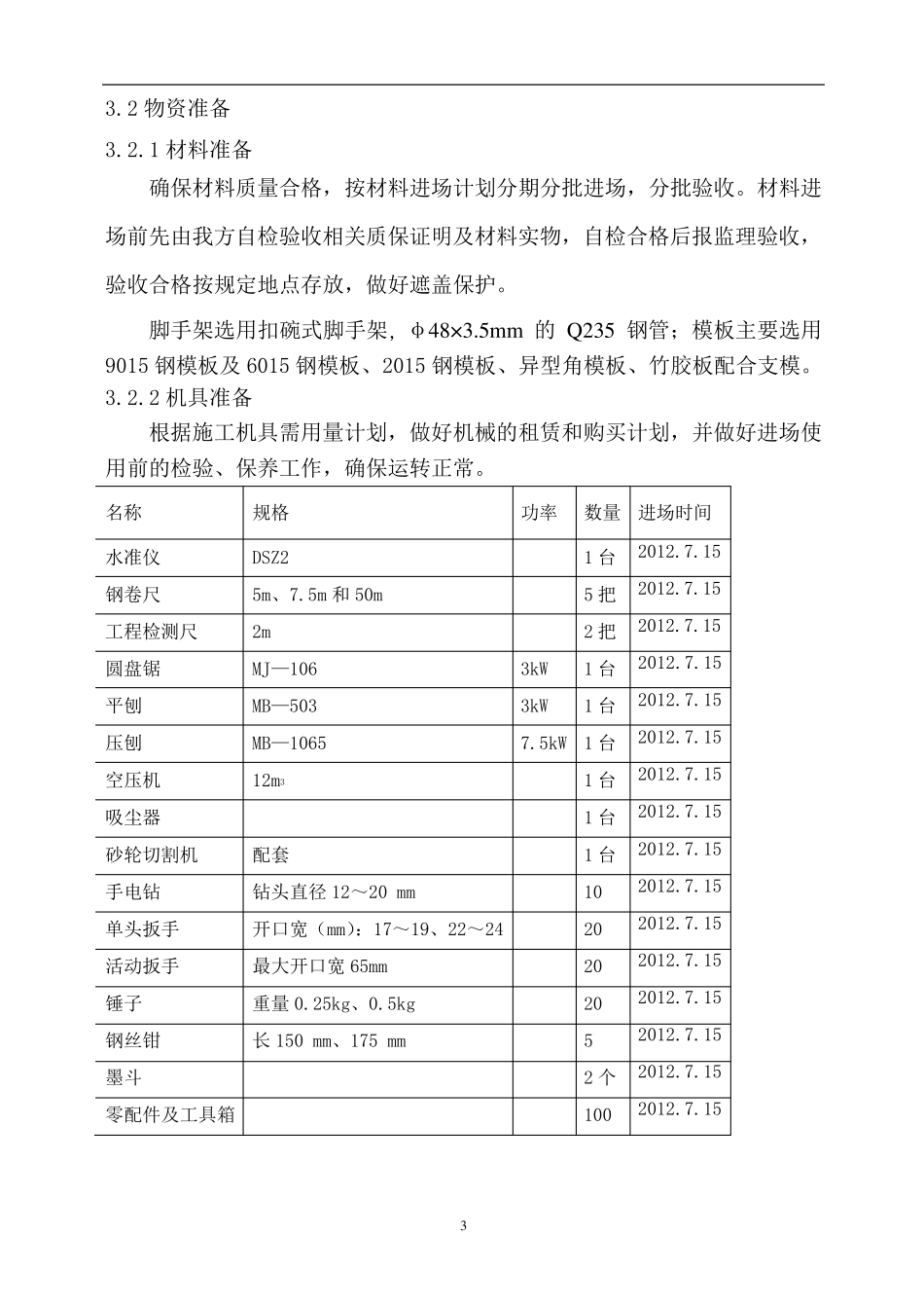 模板支护施工方案_第3页
