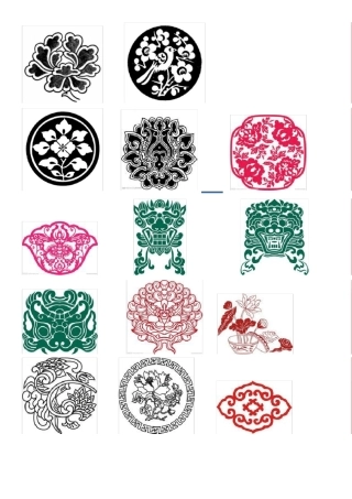橡皮章中国古典纹样大全