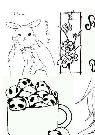 橡皮章素材已排版