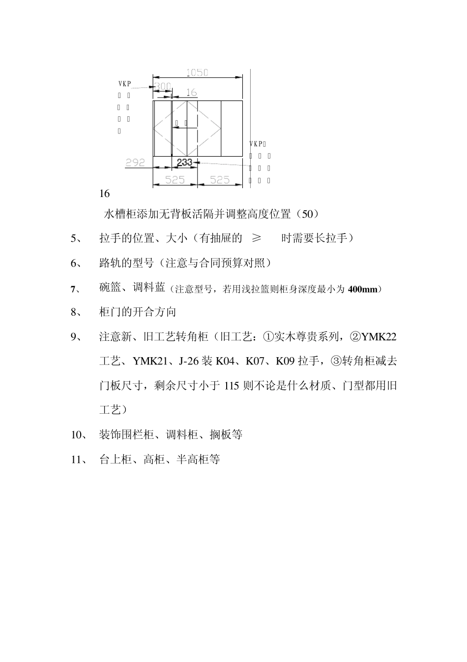 橱柜造易作图注意事项(欧派)_第2页