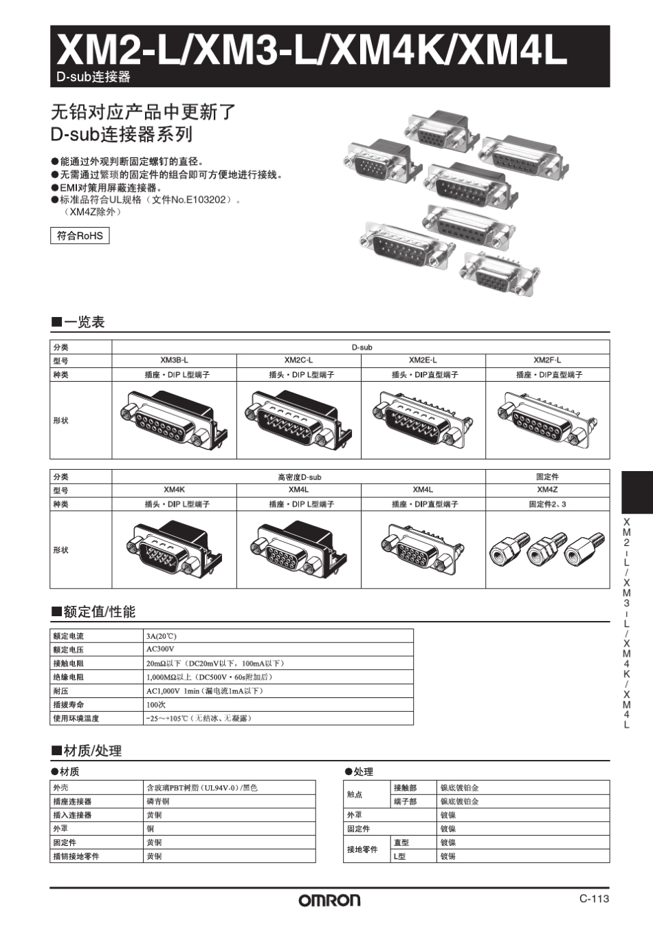 欧姆龙DB类插头封装_第1页