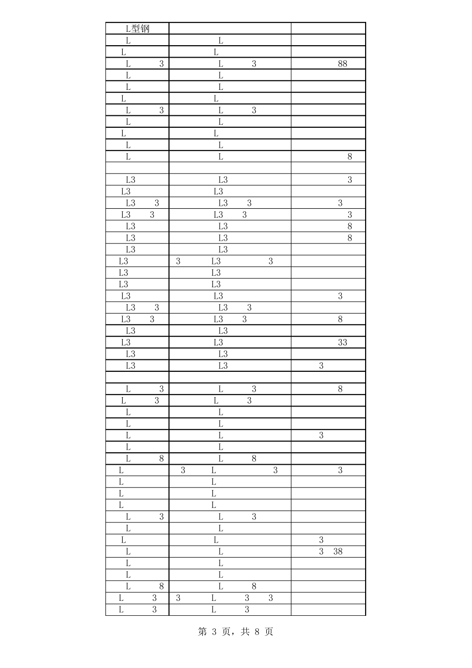 欧标钢材截面数据库(理论重量)_第3页