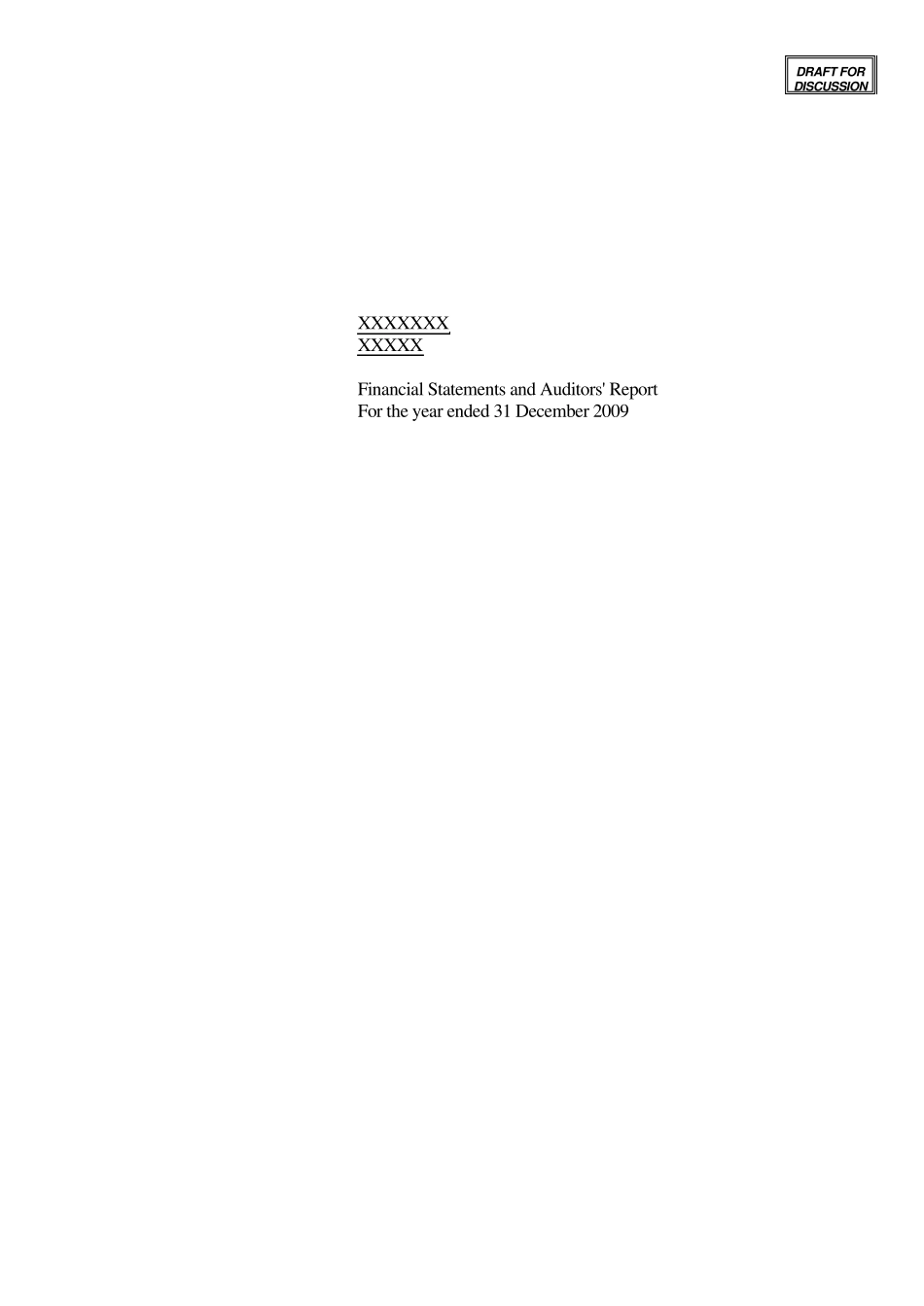 欧洲会计准则英文审计报告和附注模板ENTEMPLATE_第1页