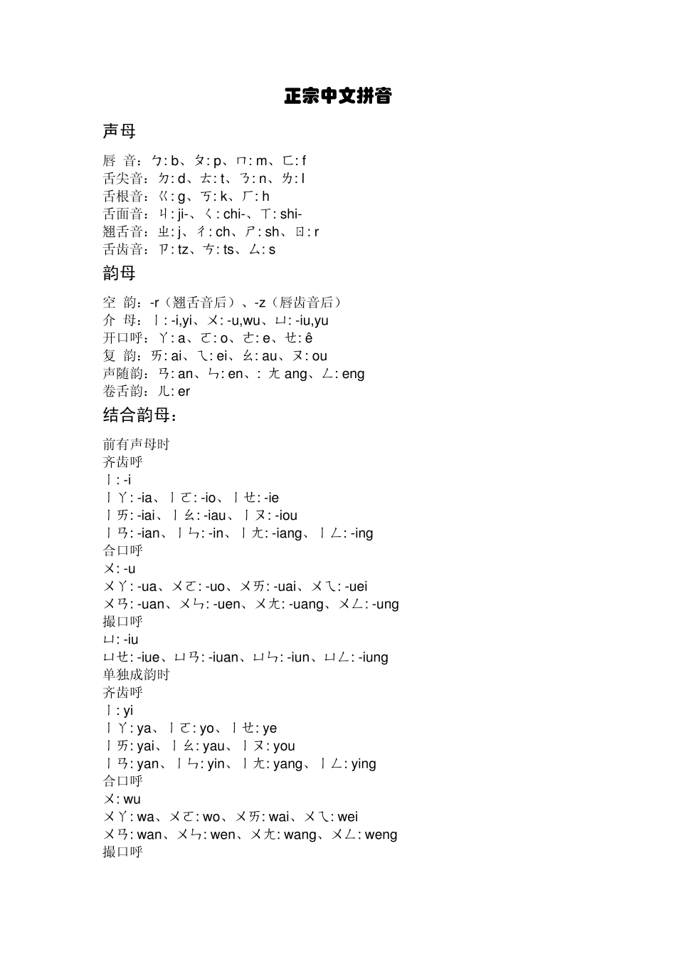 正宗中文拼音_第1页