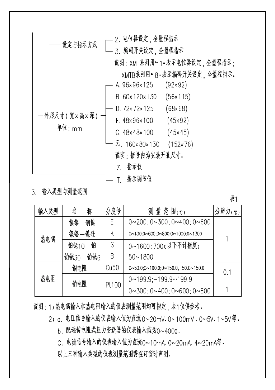 正泰xm系列数字温度指示调节仪使用说明书_第2页
