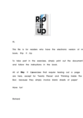 正能量练习手册