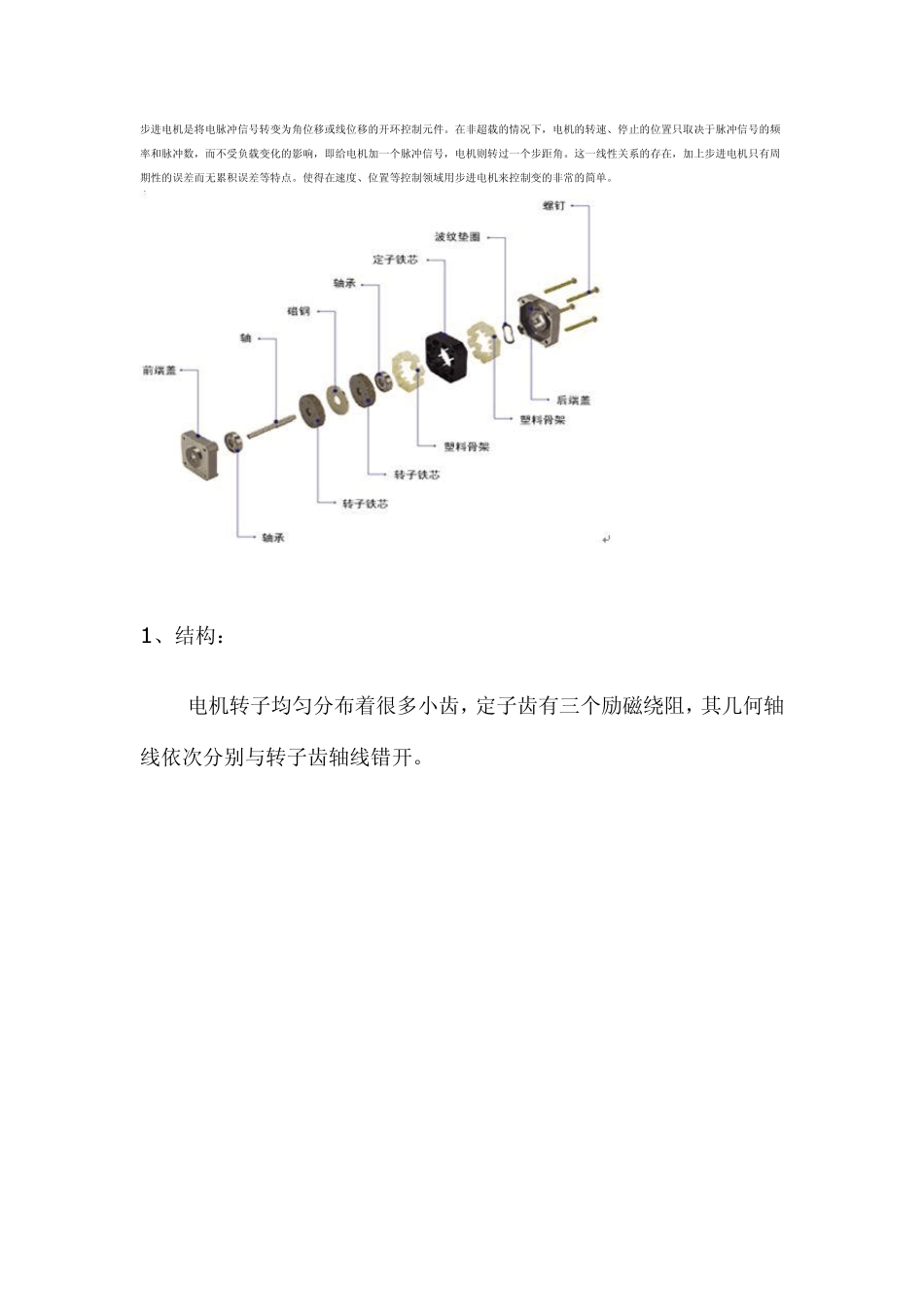 步进电机基本原理及protues仿真_第1页