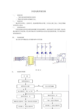 步进电机方向速度控制