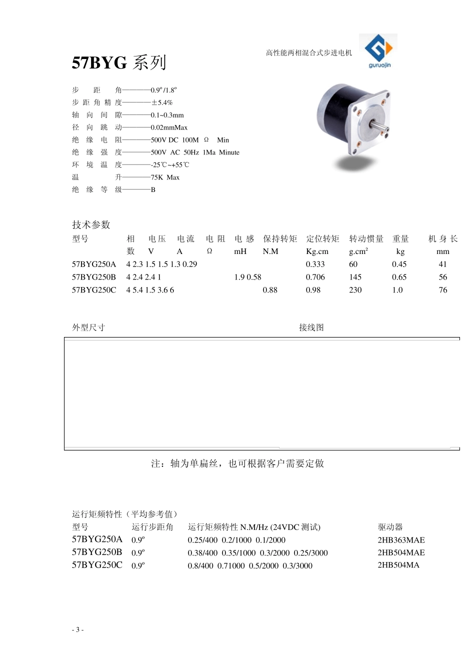 步进电机说明书_第3页