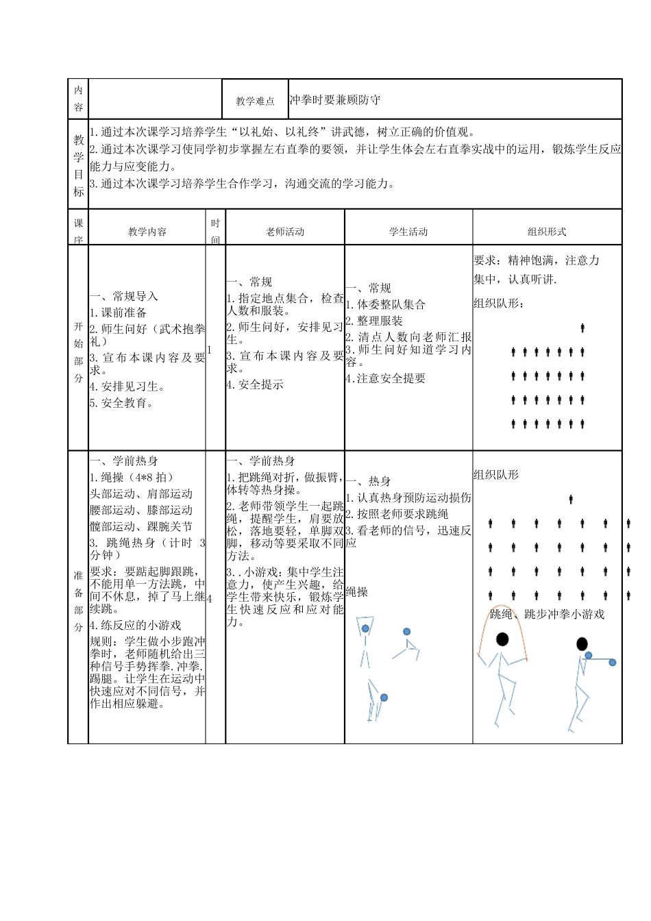武术散打教案_第3页