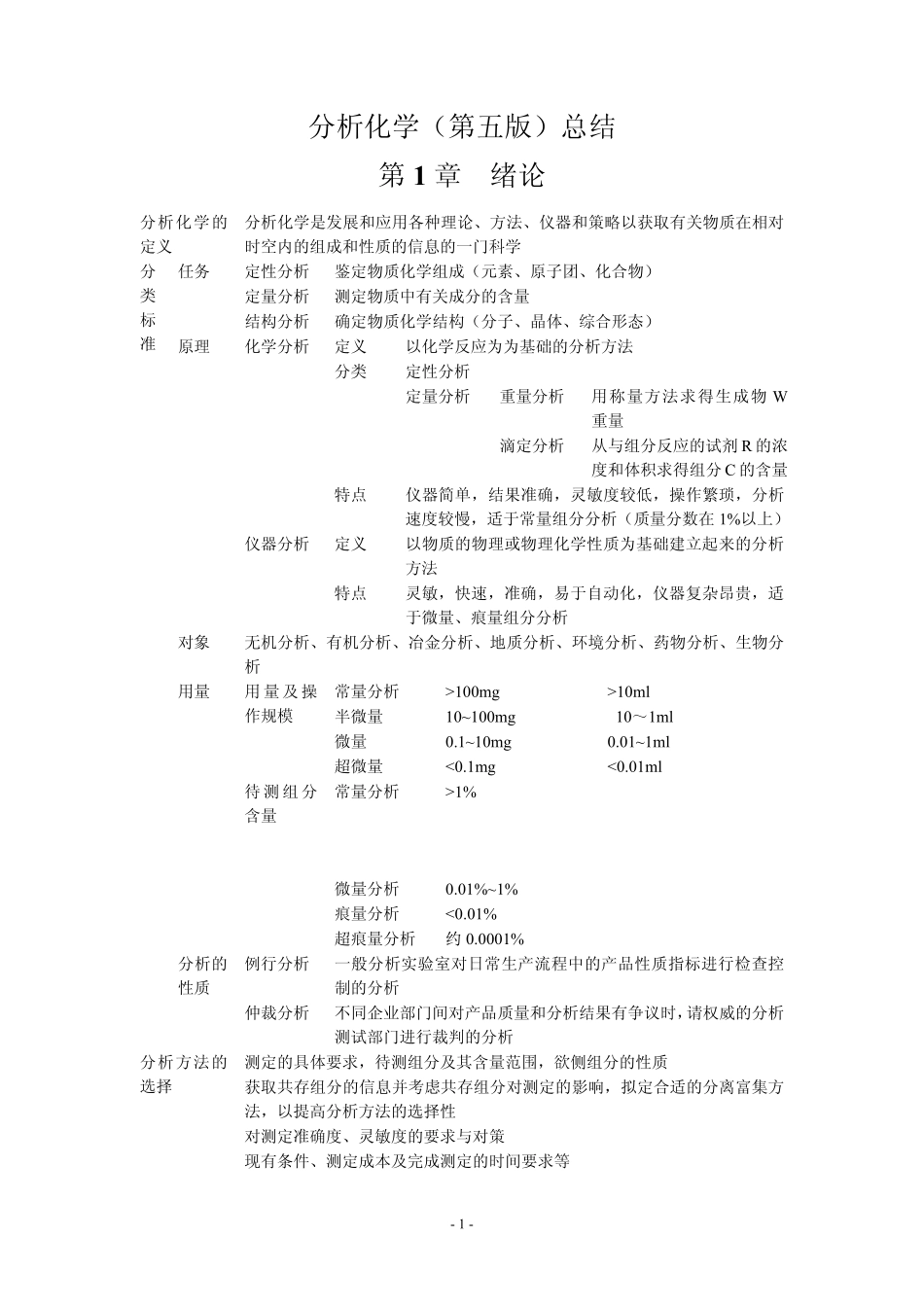 武汉大学分析化学(第五版)总结_第2页