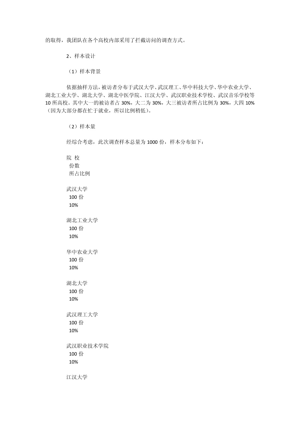 武汉大学生牛奶消费情况市场调查报告_第3页