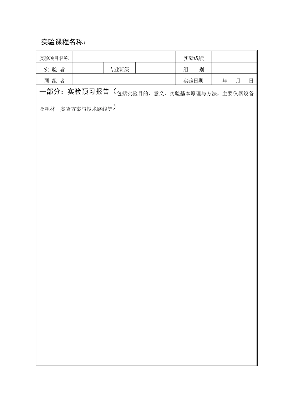 武汉理工大学学生实验报告书及封面_第3页
