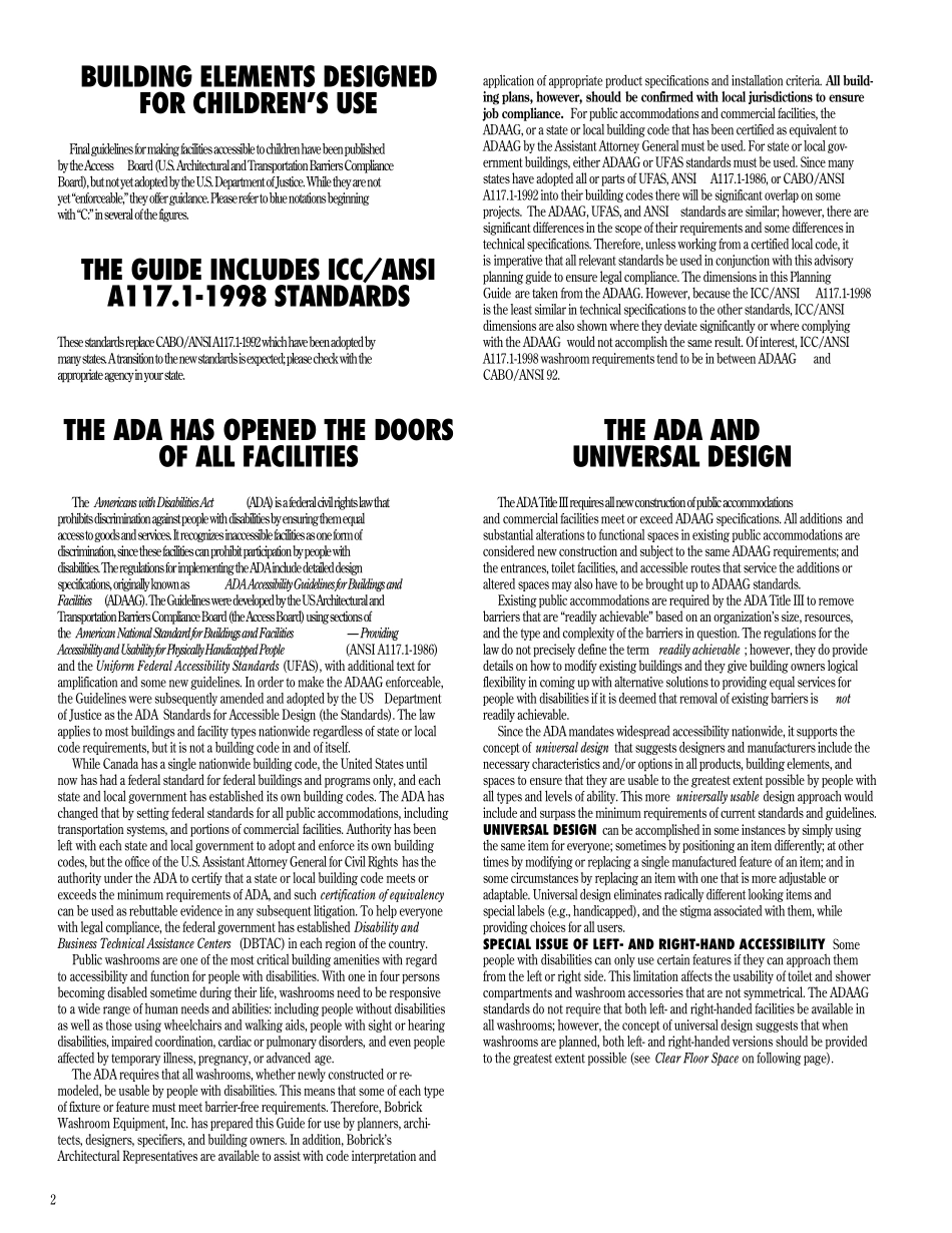 残疾人卫生间国际尺寸标准(PDF高清)(超详细,绝对经典,世上难找啊)_第2页