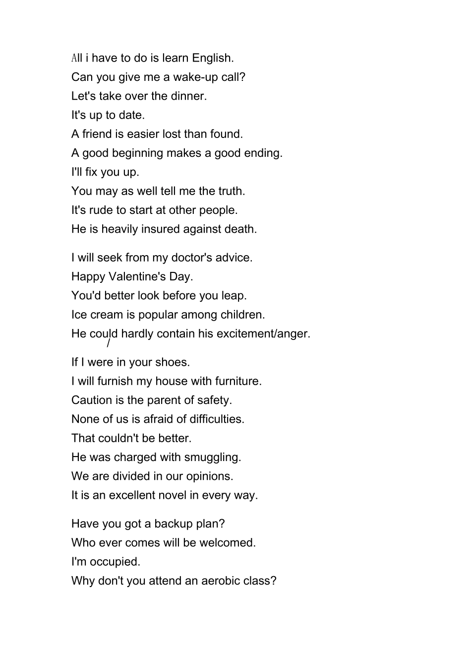 每日一句英语口语_第1页