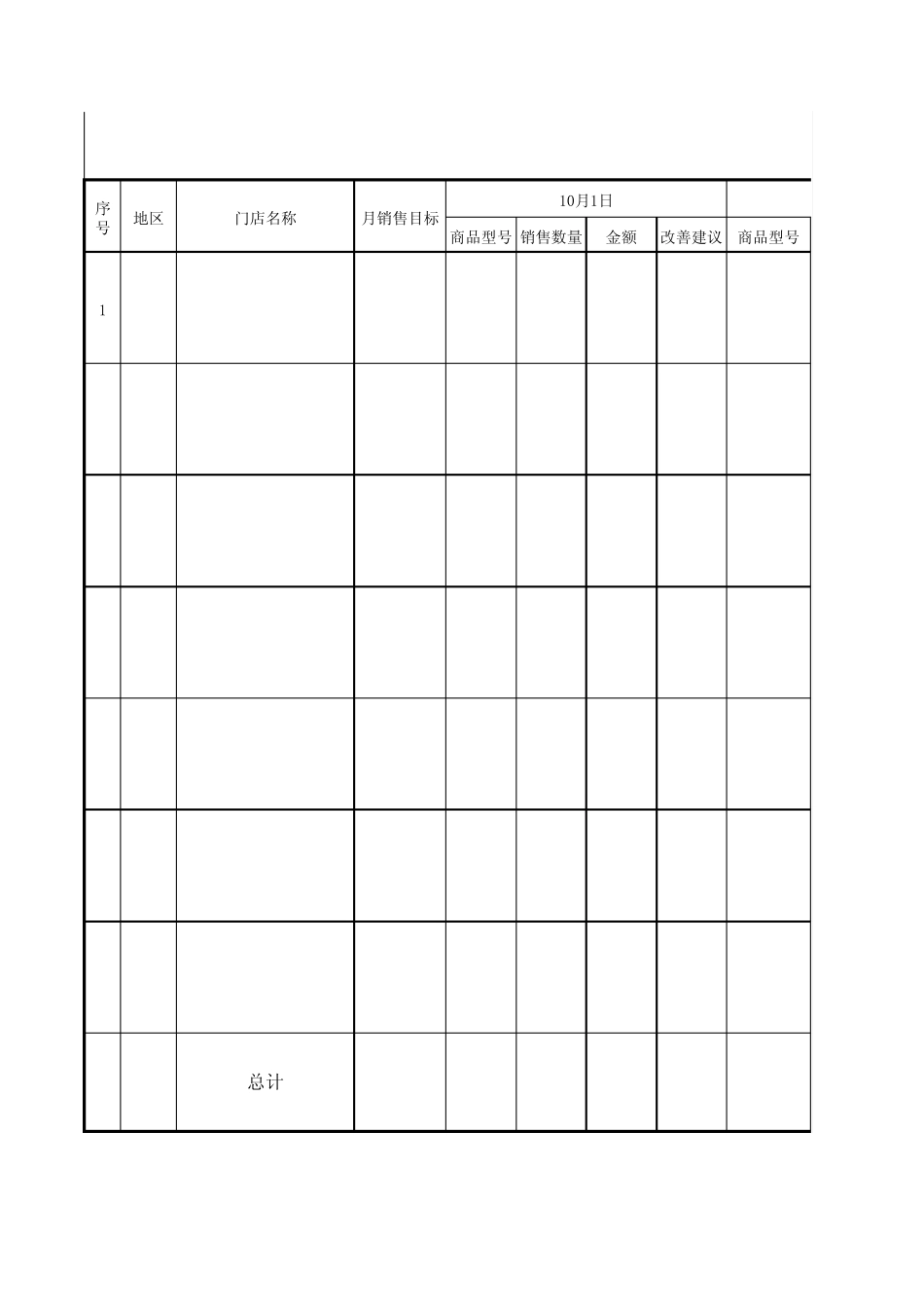 每日销售报表_第1页