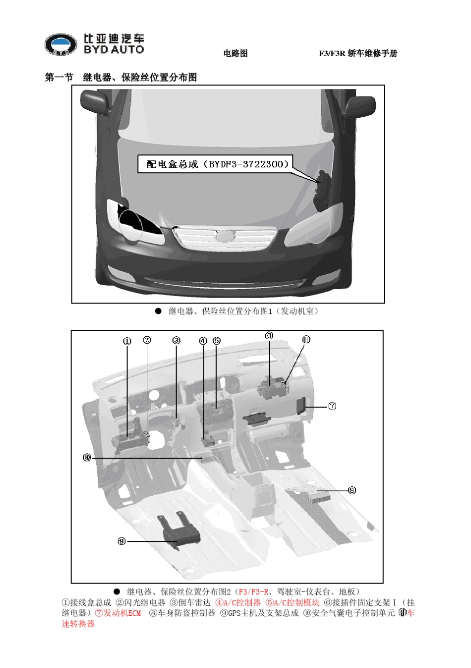 比亚迪F3全车电路图_第2页