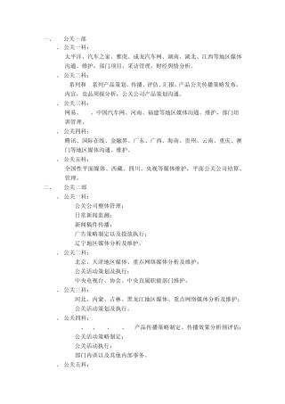 比亚迪销售公司组织结构图