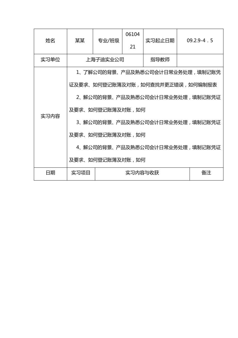 毕业实习周记_第2页
