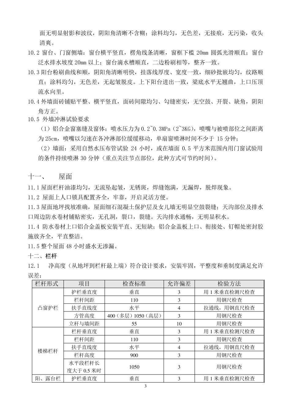 毛坯房细部检查标准_第3页
