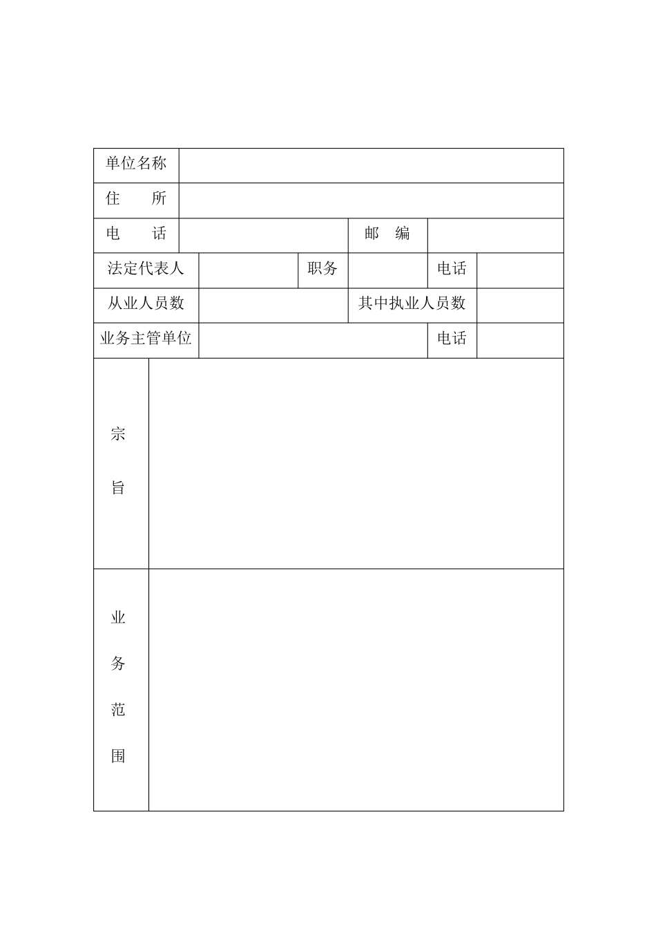 民办非企业申请表_第3页