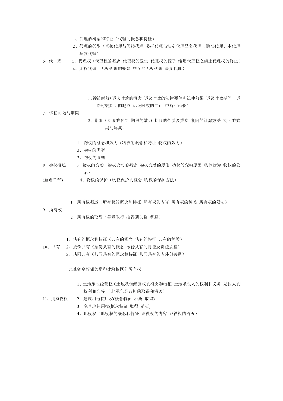 民法知识结构图思维导图_第2页