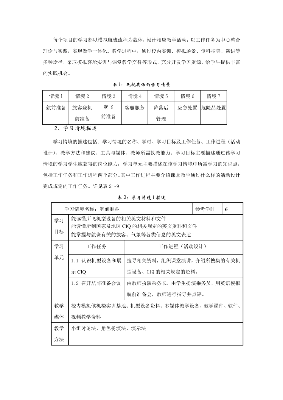 民航英语课程标准_第2页