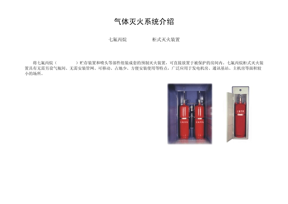 气体灭火系统介绍_第1页