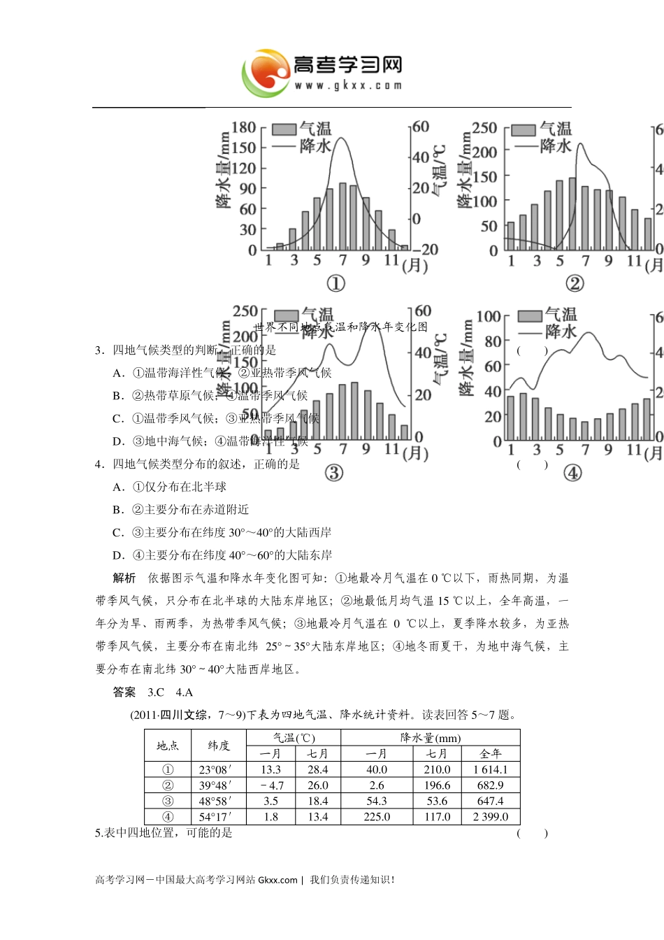 气候类型试题_第2页