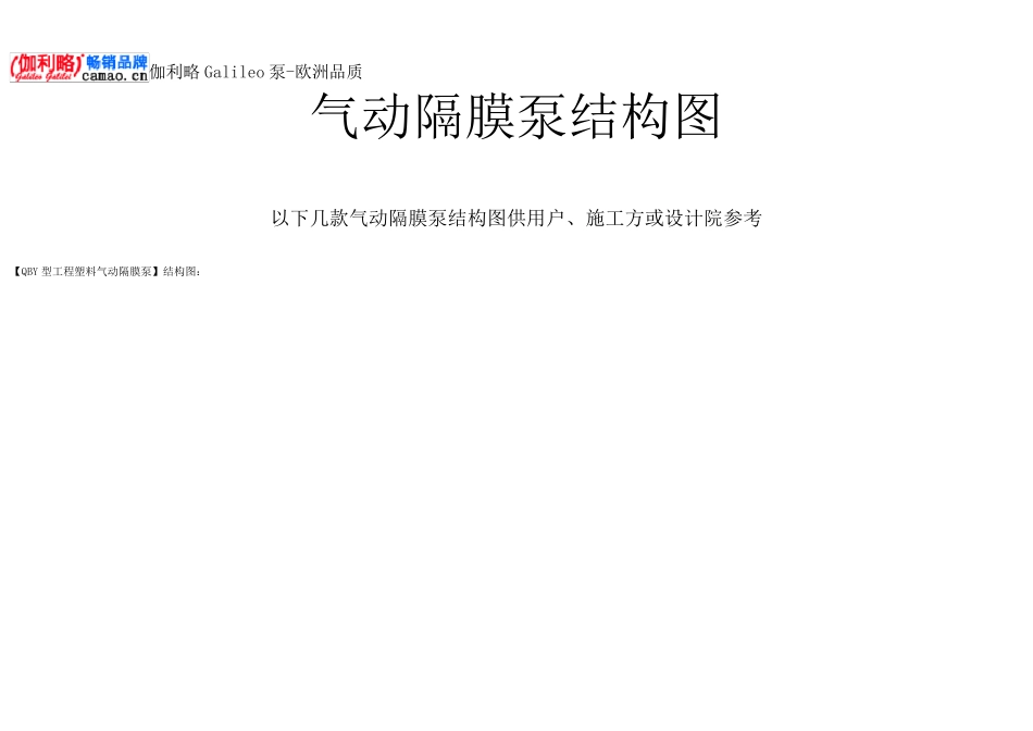 气动隔膜泵结构图_第1页