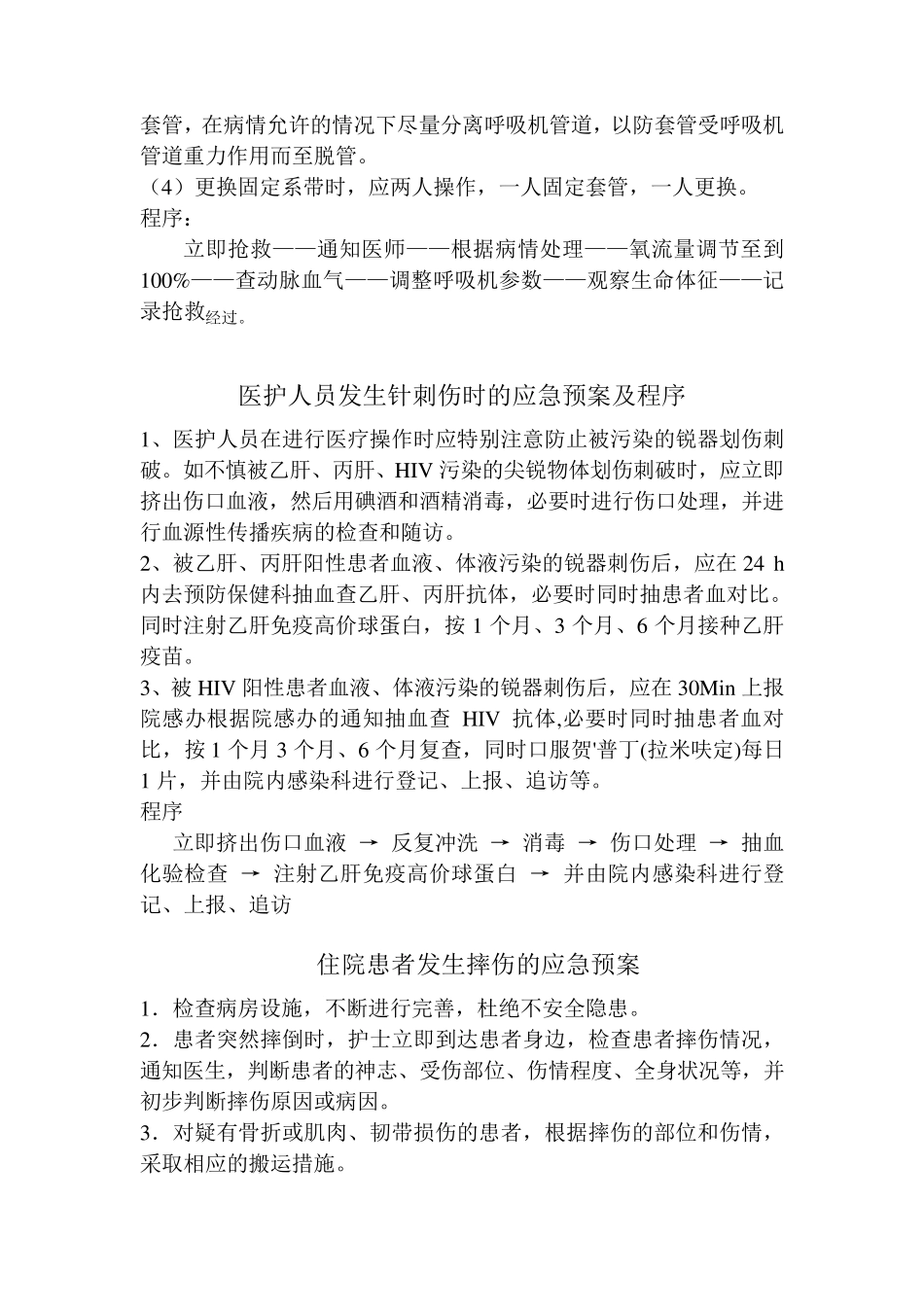 气管插管意外拔管应急预案_第2页